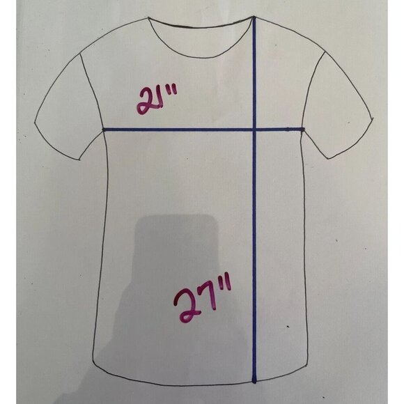 Athletic Works XL 3/4 Sleeve Blue Raglan Top "Perfect Is Boring" - Picture 9 of 9